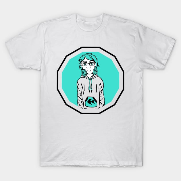 Astro Pisces man T-Shirt by COLeRIC
